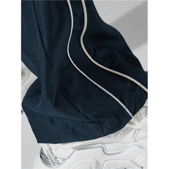 Men's Striped Three - Color Casual Pants with Pockets, Suitable for Sports, - Picture 1 of 8